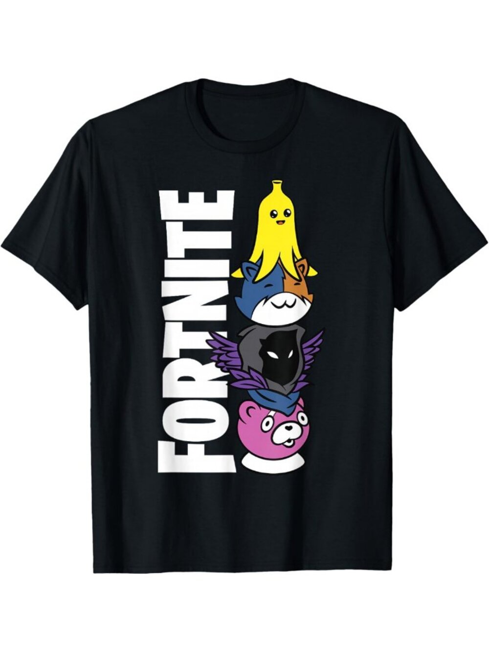 Classic Fit Black Crew Neck T-Shirt - Adult Short Sleeve Cotton-Poly Blend